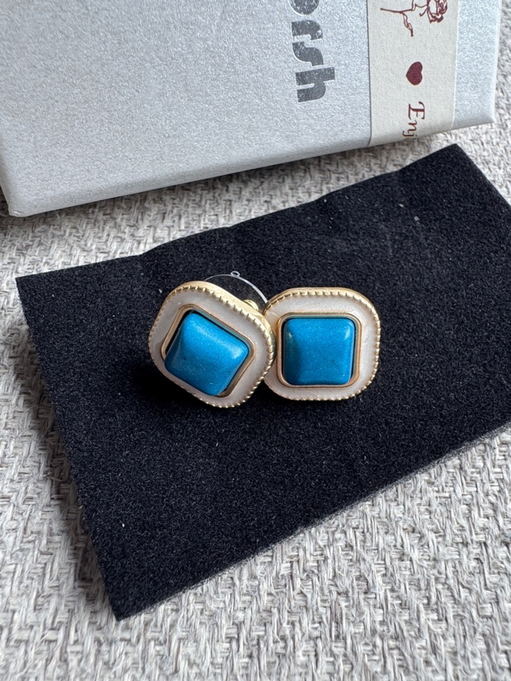 Turquoise Earrings - Picture 3 of 3
